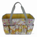 Flower garden tool bag/18 exterior pockets with a pair of webbing handle